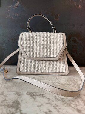 Roberta Rossi Beige Knitted Bag